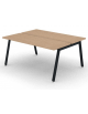 Benches autonomo - piano melaminico spessore mm 30 e struttura metallica gambe inclinate - Colori a scelta - cm 160x125x74,5h