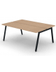 Benches autonomo - piano melaminico spessore mm 30 e struttura metallica gambe inclinate - Colori a scelta - cm 180x125x74,5h
