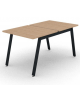 Benches autonomo - piano melaminico spessore mm 25 e struttura metallica gambe inclinate - Colori a scelta - cm 80x145x74h