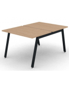 Benches autonomo - piano melaminico spessore mm 25 e struttura metallica gambe inclinate - Colori a scelta - cm 100x145x74h