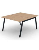 Benches autonomo - piano melaminico spessore mm 25 e struttura metallica gambe inclinate - Colori a scelta - cm 120x145x74h