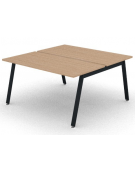 Benches autonomo - piano melaminico spessore mm 25 e struttura metallica gambe inclinate - Colori a scelta - cm 140x145x74h