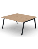 Benches autonomo - piano melaminico spessore mm 25 e struttura metallica gambe inclinate - Colori a scelta - cm 160x145x74h