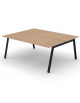 Benches autonomo - piano melaminico spessore mm 25 e struttura metallica gambe inclinate - Colori a scelta - cm 180x145x74h