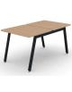 Benches autonomo - piano melaminico spessore mm 30 e struttura metallica gambe inclinate - Colori a scelta - cm 80x145x74,5h