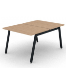 Benches autonomo - piano melaminico spessore mm 30 e struttura metallica gambe inclinate - Colori a scelta - cm 100x145x74,5h