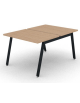 Benches autonomo - piano melaminico spessore mm 30 e struttura metallica gambe inclinate - Colori a scelta - cm 100x145x74,5h