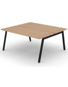 Benches autonomo - piano melaminico spessore mm 30 e struttura metallica gambe inclinate - Colori a scelta - cm 160x145x74,5h