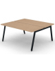 Benches autonomo - piano melaminico spessore mm 30 e struttura metallica gambe inclinate - Colori a scelta - cm 160x145x74,5h