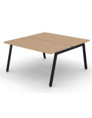 Benches autonomo - piano melaminico spessore mm 30 e struttura metallica gambe inclinate - Colori a scelta - cm 180x145x74,5h