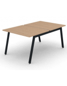 Benches autonomo - piano melaminico spessore mm 25 e struttura metallica gambe inclinate - Colori a scelta - cm 100x165x74h