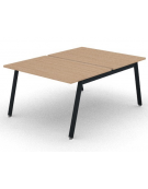 Benches autonomo - piano melaminico spessore mm 25 e struttura metallica gambe inclinate - Colori a scelta - cm 120x165x74h