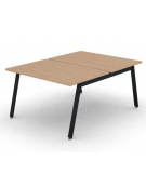 Benches autonomo - piano melaminico spessore mm 30 e struttura metallica gambe inclinate - Colori a scelta - cm 120x165x74,5h