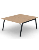Benches autonomo - piano melaminico spessore mm 30 e struttura metallica gambe inclinate - Colori a scelta - cm 140x165x74,5h