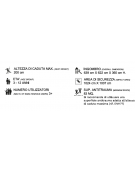 Mini villaggio con 2 torri, pali in plastica riciclata e 2 scivoli di cui 1 elicoidale - 1 palestrina - cm 639x622x360h