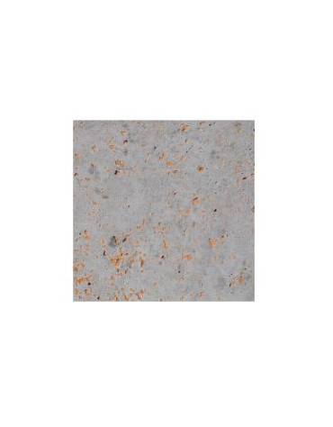 Panchina angolare con 2 sedute e 2 fioriere quadrate in cemento calcestruzzo colore Grigio travertino - cm 300x300x92h - CAM