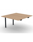 Allungo per benches profondità cm 125 - piano melaminico spessore mm 25 e struttura metallica - Colori a scelta - cm 120x125x74h