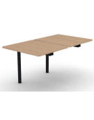 Allungo per benches profondità cm 145 - piano melaminico spessore mm 25 e struttura metallica - Colori a scelta - cm 80x145x74h