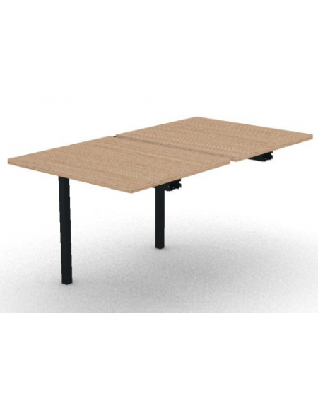 Allungo per benches profondità cm 145 - piano melaminico spessore mm 25 e struttura metallica - Colori a scelta - cm 80x145x74h