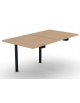 Allungo per benches profondità cm 145 - piano melaminico spessore mm 25 e struttura metallica - Colori a scelta - cm 80x145x74h