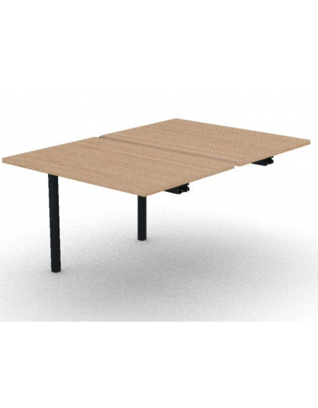 Allungo per benches profondità cm 145 - piano melaminico spessore mm 25 e struttura metallica - Colori a scelta - cm 100x145x74h
