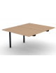Allungo per benches profondità cm 145 - piano melaminico spessore mm 25 e struttura metallica - Colori a scelta - cm 120x145x74h