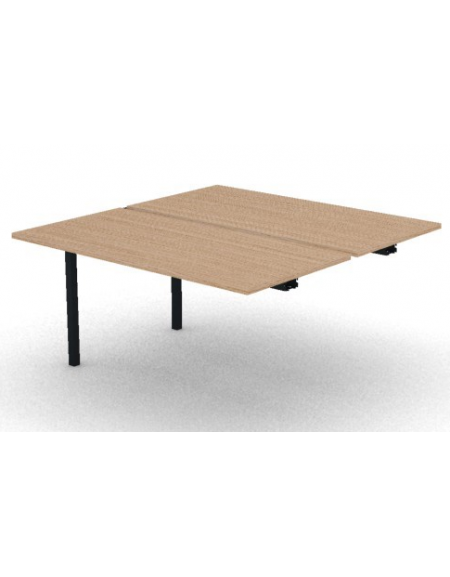 Allungo per benches profondità cm 145 - piano melaminico spessore mm 25 e struttura metallica - Colori a scelta - cm 140x145x74h