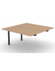 Allungo per benches profondità cm 145 - piano melaminico spessore mm 25 e struttura metallica - Colori a scelta - cm 140x145x74h