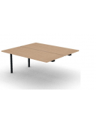 Allungo per benches profondità cm 145 - piano melaminico spessore mm 25 e struttura metallica - Colori a scelta - cm 160x145x74h