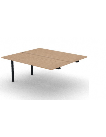 Allungo per benches profondità cm 145 - piano melaminico spessore mm 25 e struttura metallica - Colori a scelta - cm 160x145x74h