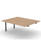 Allungo per benches profondità cm 145 - piano melaminico spessore mm 25 e struttura metallica - Colori a scelta - cm 180x145x74h