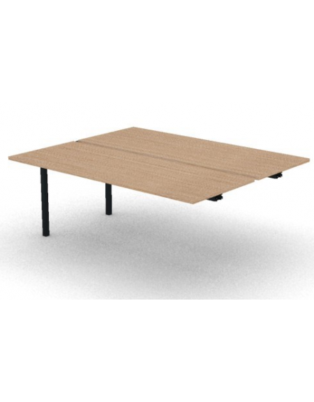 Allungo per benches profondità cm 145 - piano melaminico spessore mm 25 e struttura metallica - Colori a scelta - cm 180x145x74h