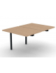 Allungo per benches profondità cm 145 - piano melaminico spessore mm30 e struttura metallica -Colori a scelta- cm 100x145x74,5h