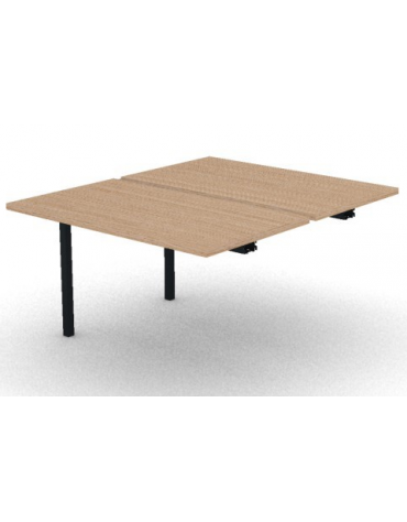 Allungo per benches profondità cm 145 - piano melaminico spessore mm30 e struttura metallica -Colori a scelta- cm 120x145x74,5h