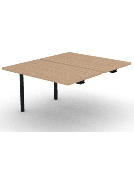Allungo per benches profondità cm 145 - piano melaminico spessore mm30 e struttura metallica -Colori a scelta- cm 120x145x74,5h