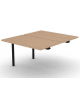 Allungo per benches profondità cm 145 - piano melaminico spessore mm30 e struttura metallica -Colori a scelta- cm 120x145x74,5h
