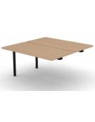 Allungo per benches profondità cm 145 - piano melaminico spessore mm30 e struttura metallica -Colori a scelta- cm 140x145x74,5h