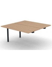 Allungo per benches profondit&agrave; cm 145 - piano melaminico spessore mm30 e struttura metallica -Colori a scelta- cm 140x145x74,5h