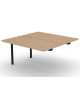 Allungo per benches profondità cm 145 - piano melaminico spessore mm30 e struttura metallica -Colori a scelta- cm 140x145x74,5h