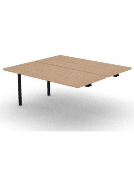 Allungo per benches profondità cm 145 - piano melaminico spessore mm30 e struttura metallica -Colori a scelta- cm 160x145x74,5h