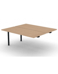 Allungo per benches profondit&agrave; cm 145 - piano melaminico spessore mm30 e struttura metallica -Colori a scelta- cm 160x145x74,5h