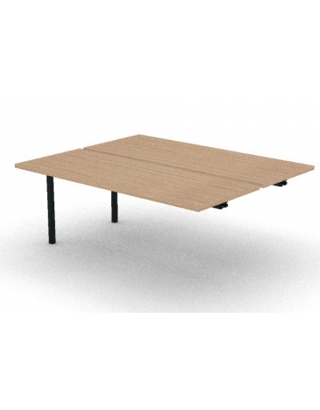 Allungo per benches profondità cm 145 - piano melaminico spessore mm30 e struttura metallica -Colori a scelta- cm 180x145x74,5h