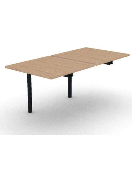 Allungo per benches profondità cm 165 - piano melaminico spessore mm 25 e struttura metallica - Colori a scelta - cm 80x165x74h