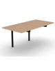 Allungo per benches profondità cm 165 - piano melaminico spessore mm 25 e struttura metallica - Colori a scelta - cm 80x165x74h