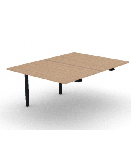 Allungo per benches profondità cm 165 - piano melaminico spessore mm 25 e struttura metallica - Colori a scelta - cm 120x165x74h