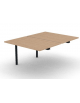 Allungo per benches profondità cm 165 - piano melaminico spessore mm 25 e struttura metallica - Colori a scelta - cm 120x165x74h