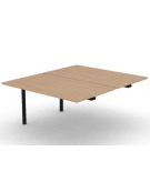 Allungo per benches profondità cm 165 - piano melaminico spessore mm 25 e struttura metallica - Colori a scelta - cm 140x165x74h