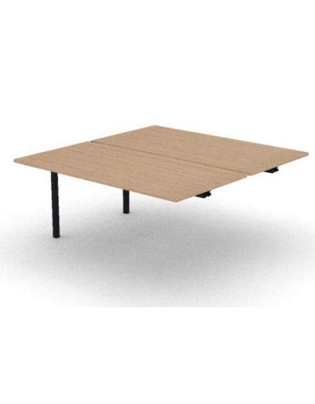 Allungo per benches profondità cm 165 - piano melaminico spessore mm 25 e struttura metallica - Colori a scelta - cm 160x165x74h