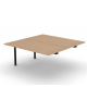 Allungo per benches profondità cm 165 - piano melaminico spessore mm 25 e struttura metallica - Colori a scelta - cm 160x165x74h