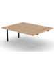 Allungo per benches profondità cm 165 - piano melaminico spessore mm 25 e struttura metallica - Colori a scelta - cm 180x165x74h